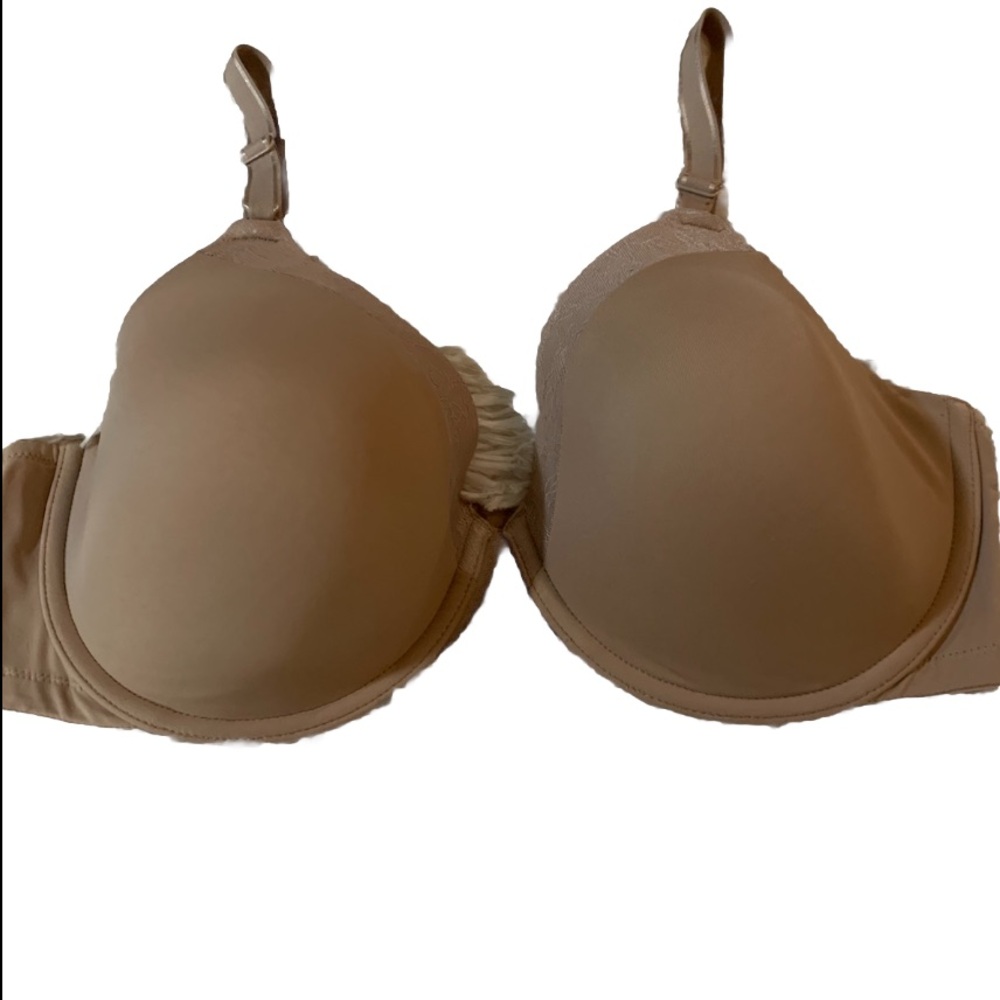 Warners Bra Beige 40C Underwire Back Closure